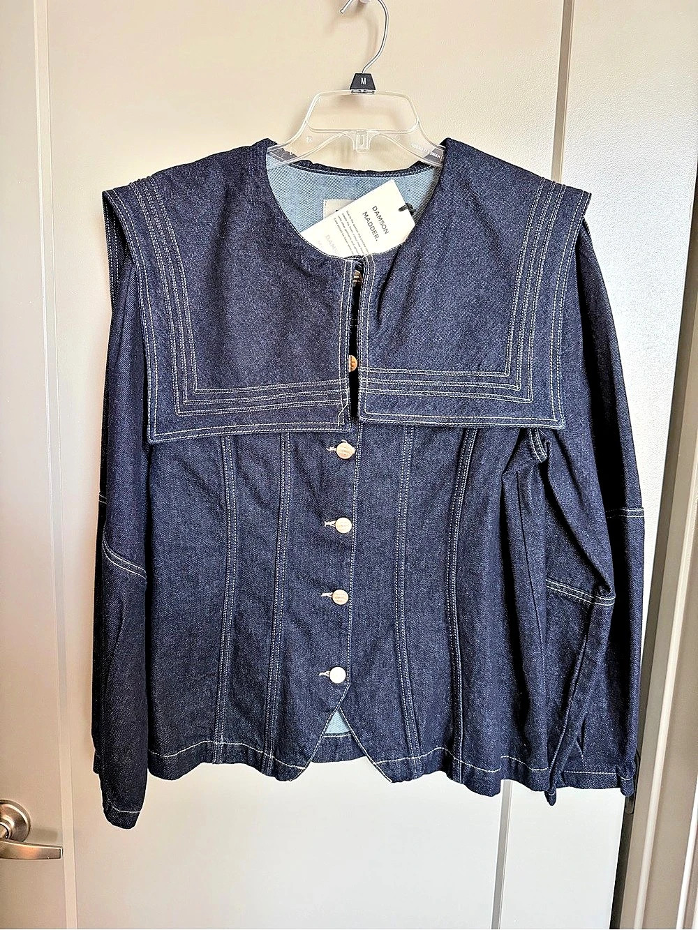 Damson Madder Sailor Denim Jacket Blue Size US 12